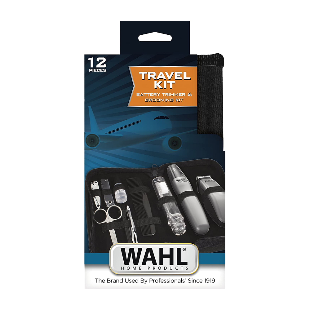 Wahl Travel Kit Regolabarba + Trimmen 12 Accessori, , large