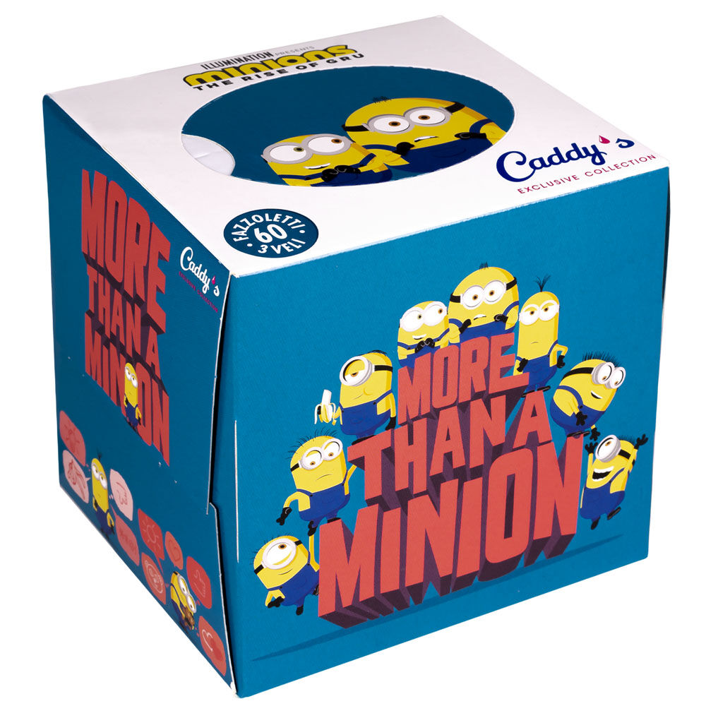 Caddy's Minions Fazzoletti 3 Veli Box 60 Pezzi, , large