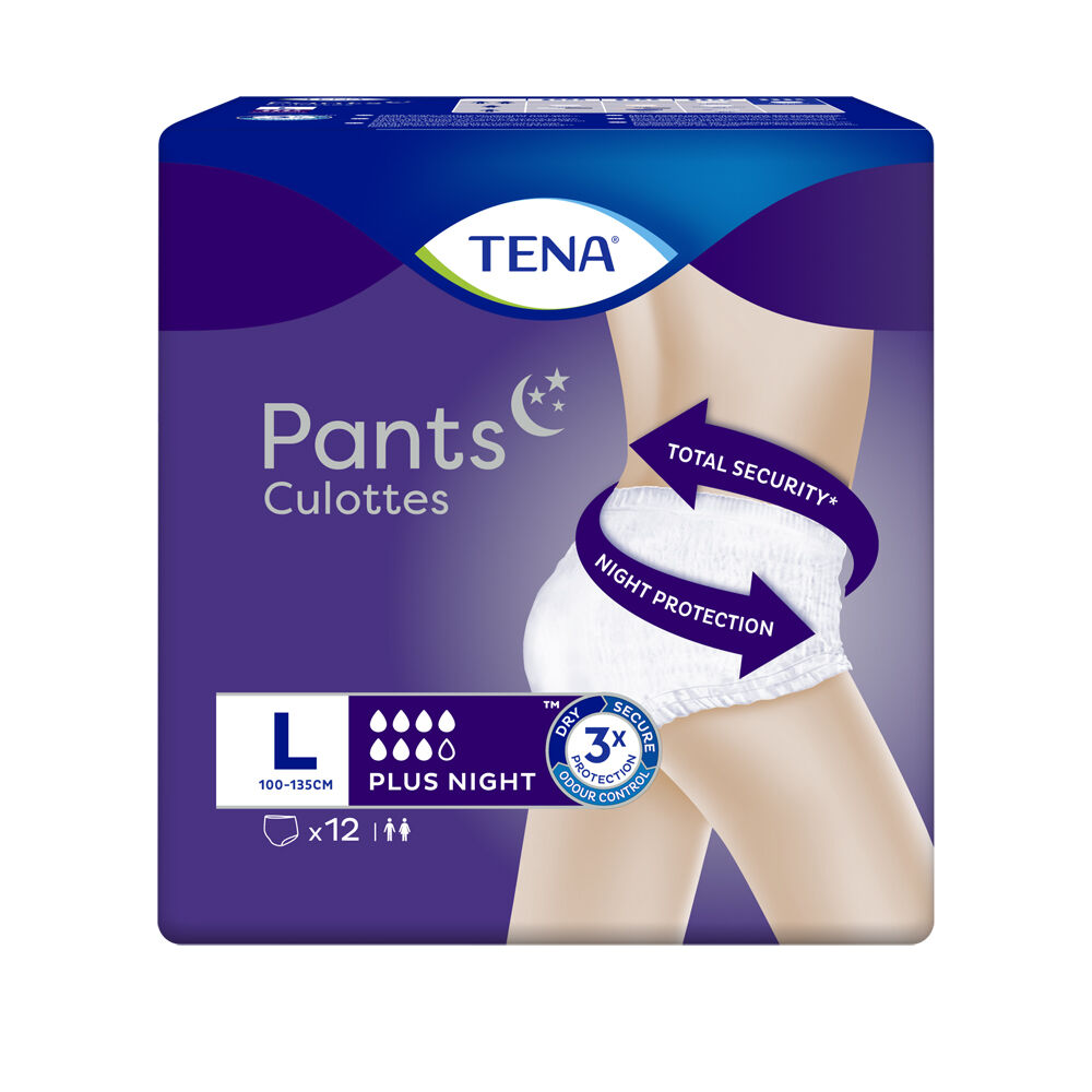 Tena Pants Plus Night L 12 - pants unisex, , large image number null