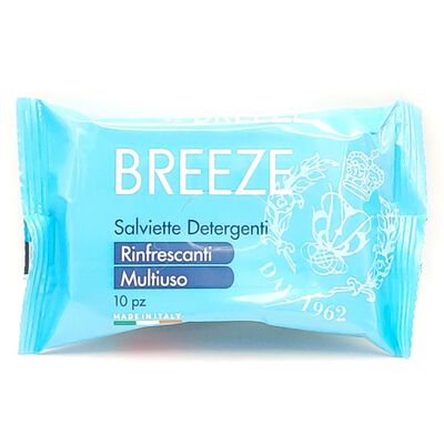 Breeze Salviette Detergenti Rinfrescanti 10 Pezzi