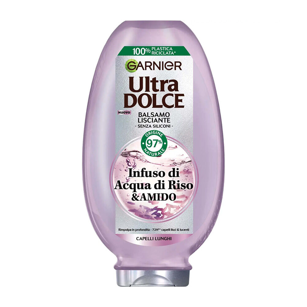 Garnier Ultra Dolce Acqua Di Riso & Amido - Balsamo Lisciante 200 Ml - Immagine 2