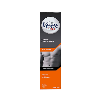 Veet Men Crema Depilatoria Pelli Normali 200 ml