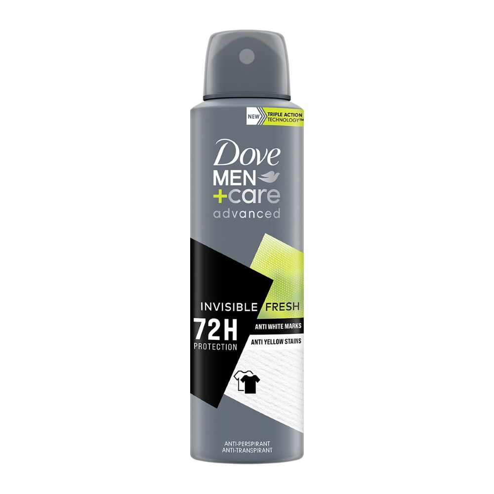 Dove Men+Care Advanced Deodorante Invisible Fresh 150ml, , large