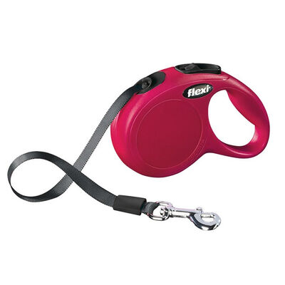 Flexi Guinzaglio New Classic Small Rosso 5 mt 