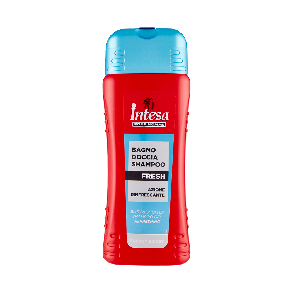 Intesa Pour Homme Bagno Doccia Shampoo Fresh Azione Rinfrescante 500 ml,  Intesa Pour Homme Bagno Doccia Shampoo Fresh Azione Rinfrescante 500 ml, , large