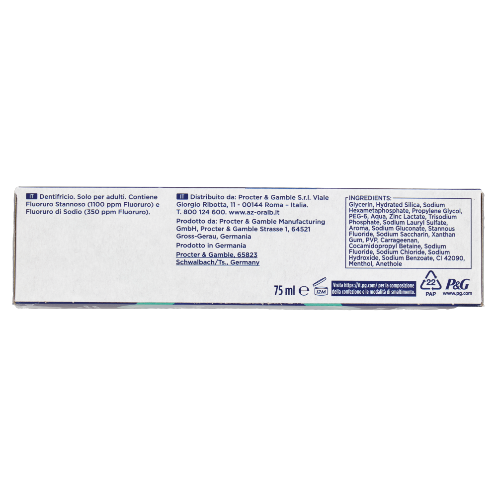 Oral-B Advanced Dentifricio Prevenzione Tartaro Microgranuli Attivi 75 ml, , large