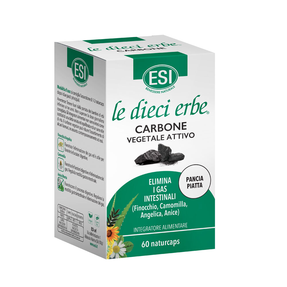 Esi Le Dieci Erbe Carbone 60 Capsule, , large