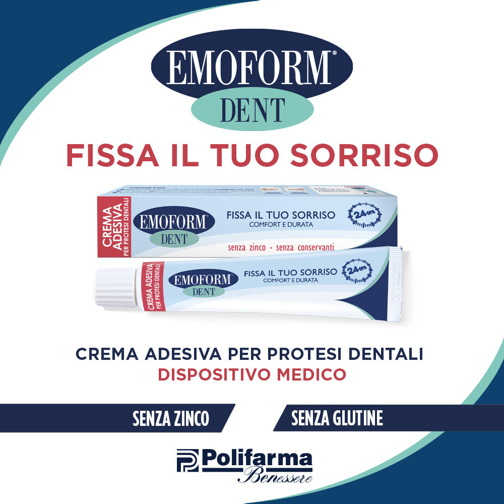 Emoform Dent, Crema Adesiva per Protesi 45 g, , large