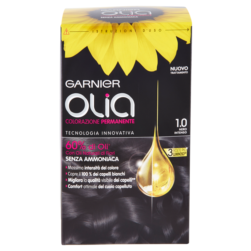 Olia Colorazione Permanente Nero Intenso 1.0 - -