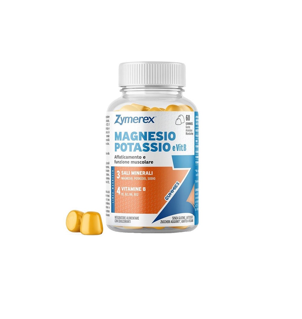 Zymerex Integratore Magnesio Potassio Vitamine B 60 Caramelle Gommose - - - Immagine 1