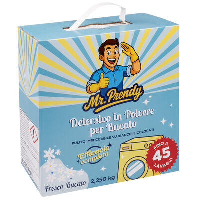 Mr.Prendy Detersivo Lavatrice in Polvere 45 Lavaggi