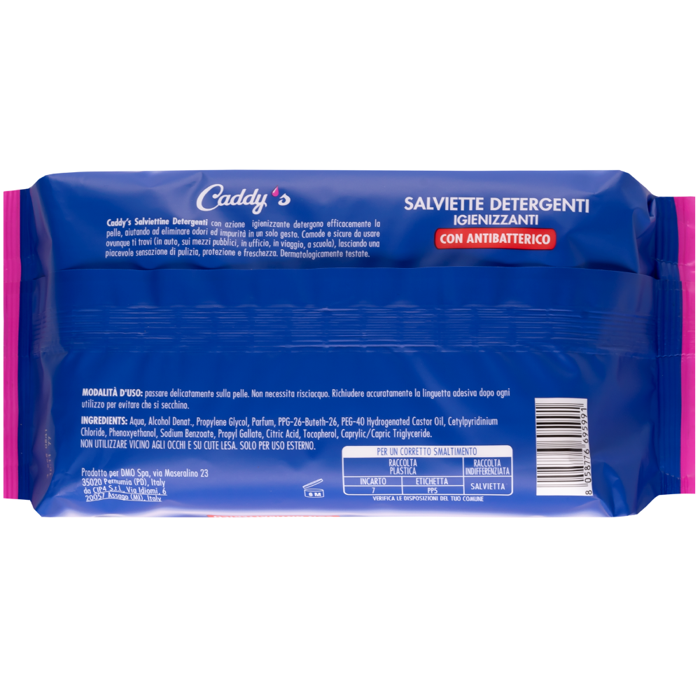 Caddy's Salviette Igienizzanti 64 Pezzi , , large