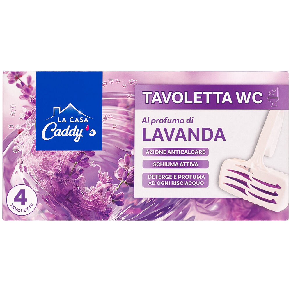 Caddy's Tavoletta Wc Lavanda 4 Pezzi, , large