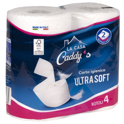 Caddy's Carta Igienica 4 Rotoli