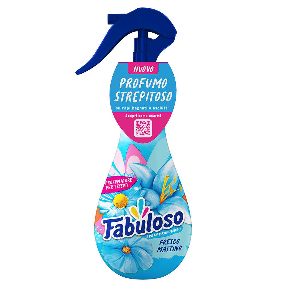 Fabuloso Spray Profumatore per Tessuti Fresco Mattino 250 ml, , large