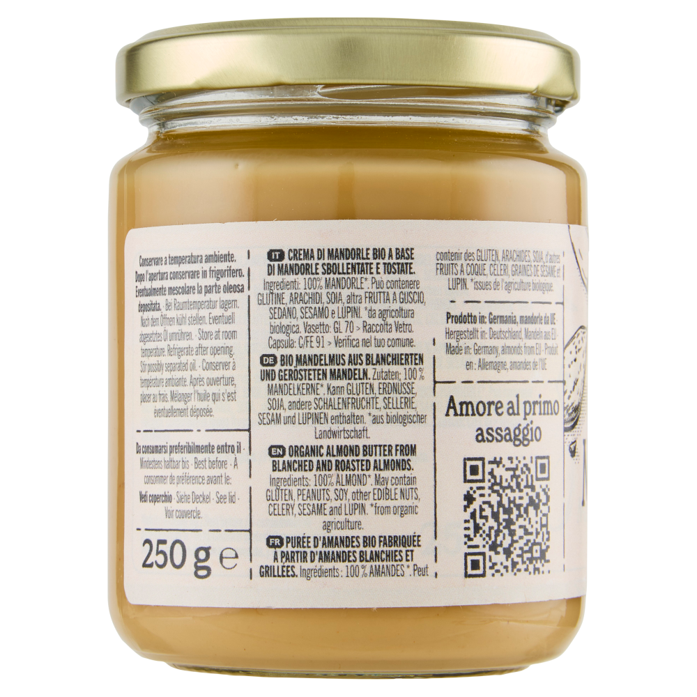 KoRo Crema di Mandorle Bio 250 g, , large