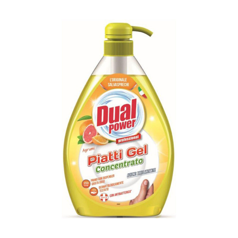Dual Power Gel Piatti Agrumi 1000 ml - -