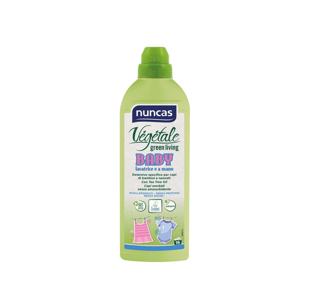 Nuncas Vegetale Detergente Specifico Baby Indumenti bambini e neonat eOa2 - Immagine 2