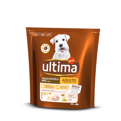Ultima Dog Mini (1-10 kg) Adult (1-8 Anni) Pollo 800 g