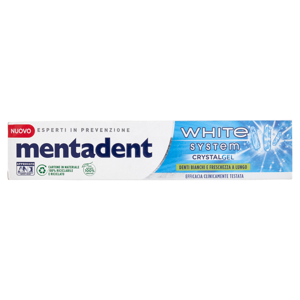 Mentadent Dentifricio Crystal Gel, , large