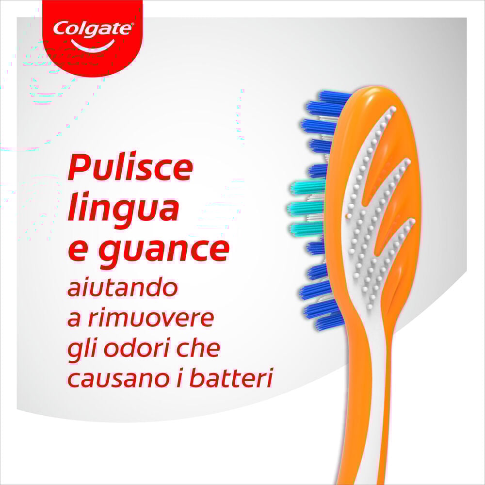 Colgate Spazzolino Triple Action Medio 2 pezzi, , large