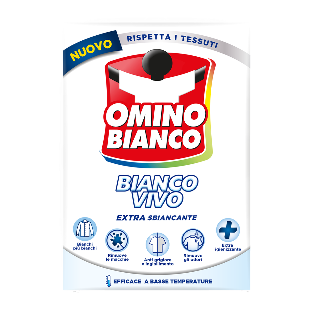 Omino Bianco Sbiancante in Polvere Bianco Vivo 500g, , large