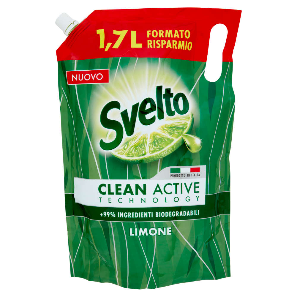Svelto Clean Active Technology Pouch Limone 1700ml - -