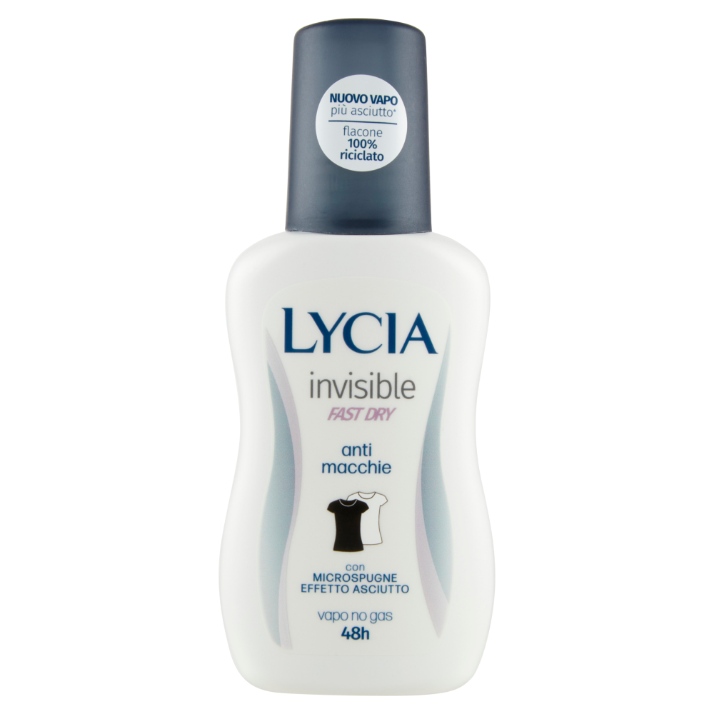 Lycia Invisible Fast Dry Deodorante Vapo 75 ml, , large