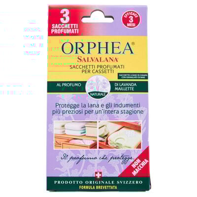 Orphea Salvalana 3 Sacchetti Profumati 