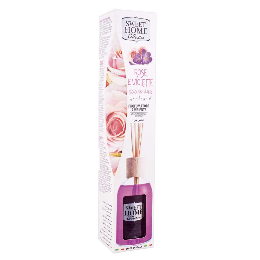 Sweet Home Profumatore d'Ambiente Rosa e Violette 100 ml, , large