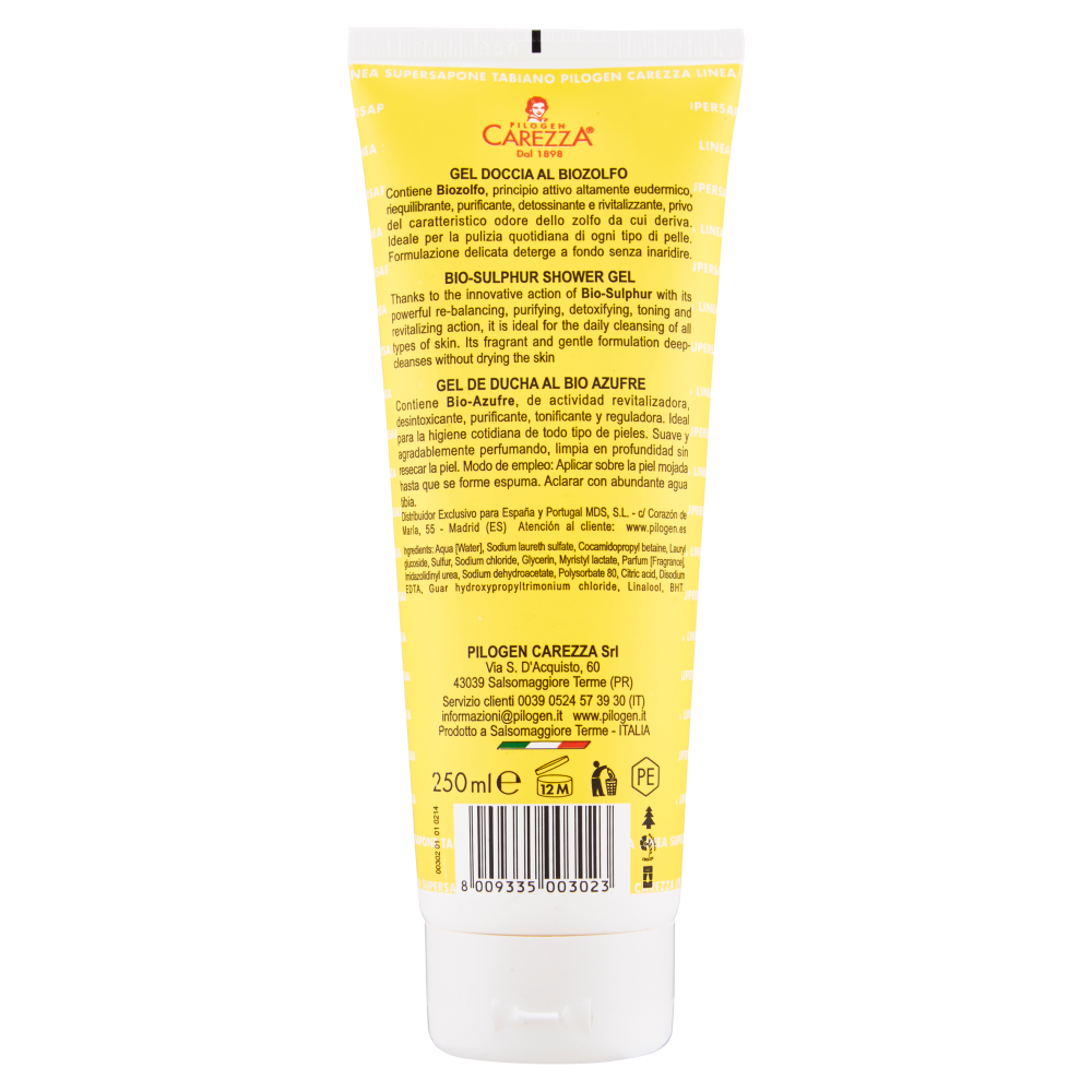 Tabiano Gel Doccia al Biozolfo 250 ml, , large