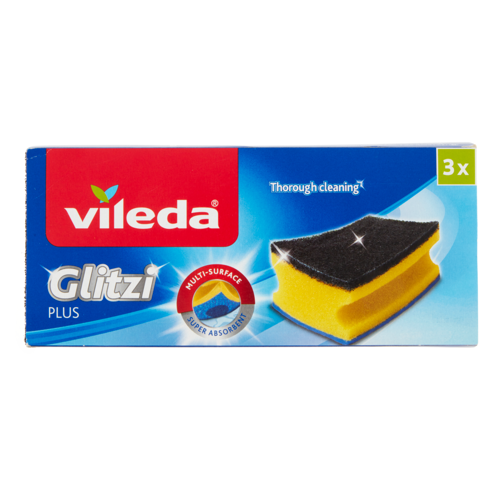 Vileda Glitzi Plus 3 Spugne, , large