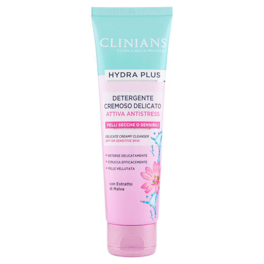 Clinians Hydra Plus Detergente Cremoso Delicato Attiva Antistress 150 ml, , large