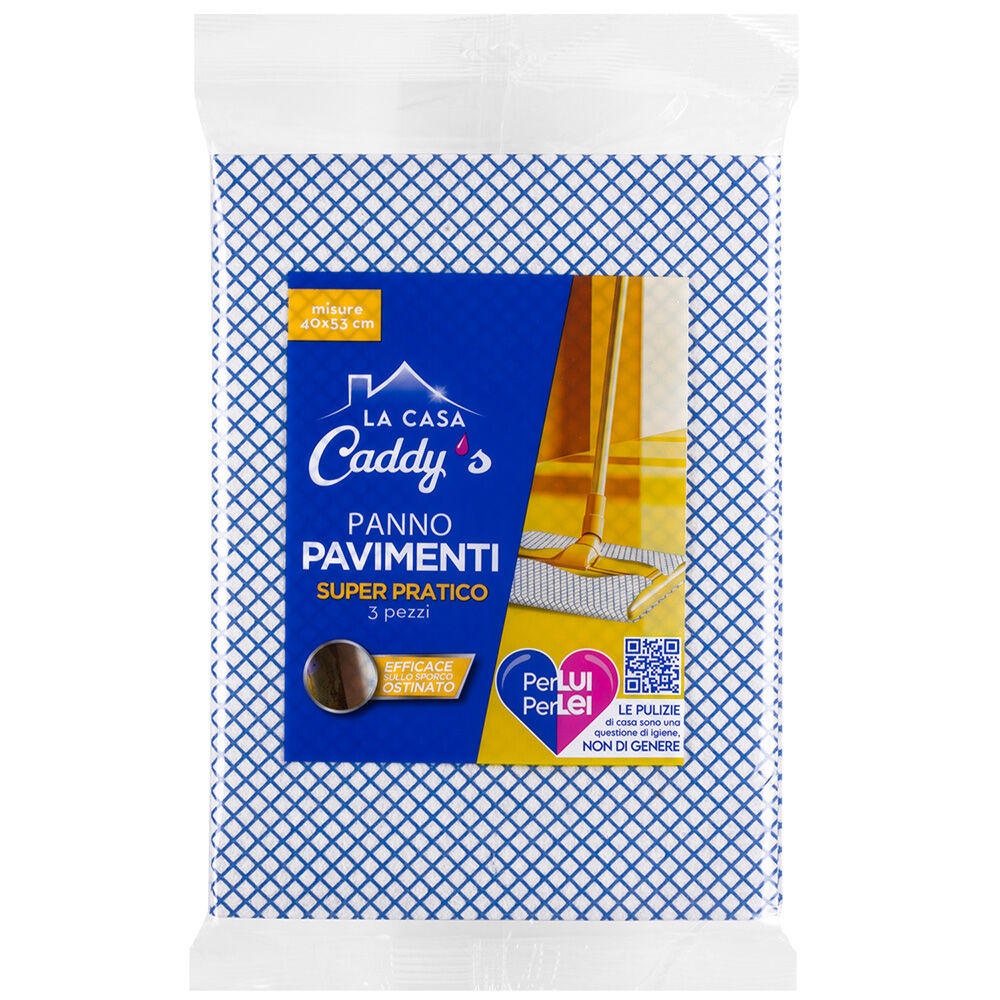 La Casa Caddy's Panno Pavimenti Super Pratico 3 Pezzi, , large