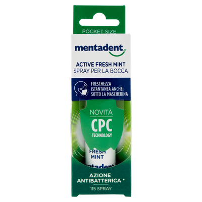 Mentadent Active Fresh Mint Spray per la Bocca 15 ml