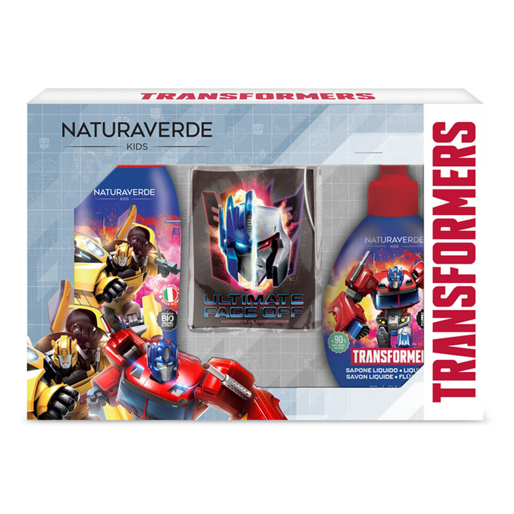 Set Transformers AR con Shampoo Doccia, Sapone Liquido e Zainetto	, , large