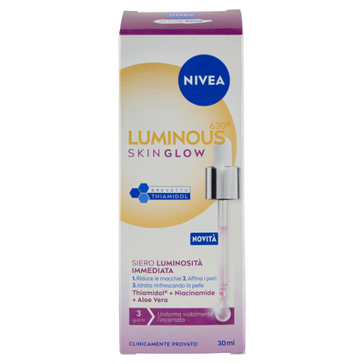 Nivea Luminous630 Skin Glow Siero Luminosit&agrave; Immediata 30 ml