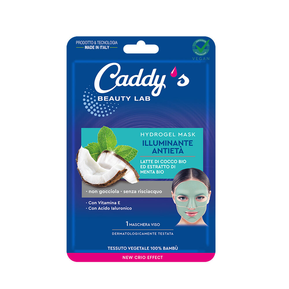 Caddy's Maschera Viso Illuminante Antietà Cocco E Menta 1 Pezzo - --image