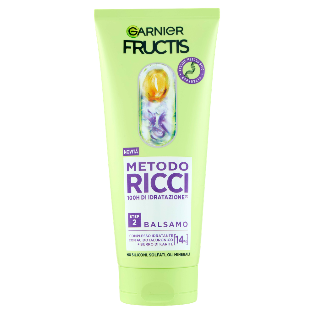 Garnier Fructis Metodo Ricci Step 2 Balsamo 200 ml, , large