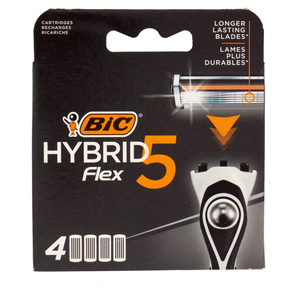 Bic Hybrid Flex 5 Ricariche 4 Pezzi, , large