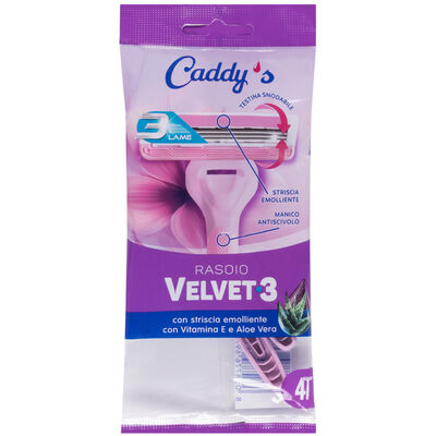 Caddy's Velvet 3 Rasoio ,  Caddy's Velvet 3 Rasoio