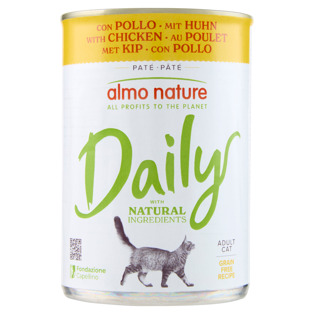 Almo Nature Daily Adult Cat con Pollo 400 g - -