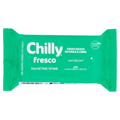 Chilly Salviette Intime Rinfrescanti 12 Pezzi