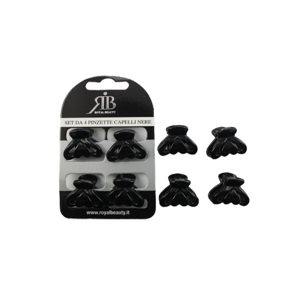 Royal Beauty Pinzette Capelli Nere 4 Pz - -