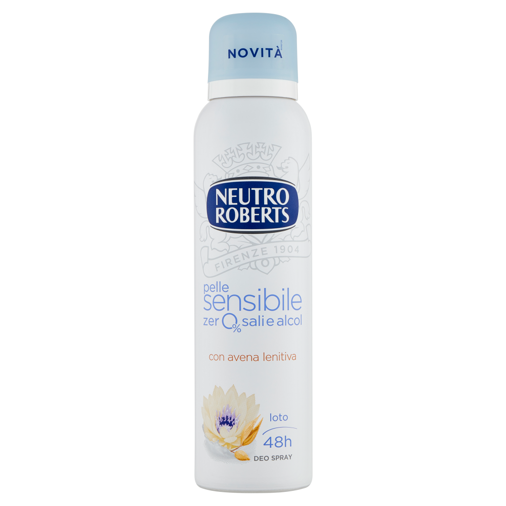 Neutro Roberts Zero% Sali e Alcol Loto Deodorante Spray 150 ml - -