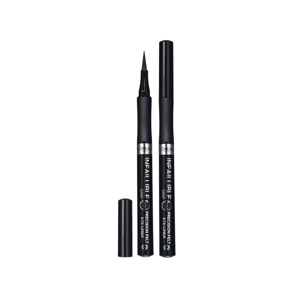 L'Oréal Paris Superliner Precision Felt Eyeliner Black - -