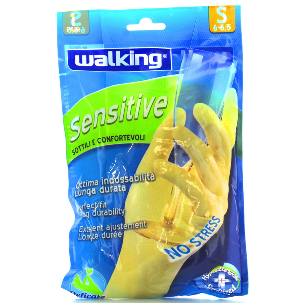 Walking Guanti Satinati Sensitive Taglia S, , large