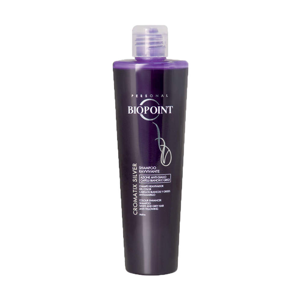 BIOPOINT shampoo per capelli ravvivante colore cromatix per capelli bianchi, grigi o brizzolati 200 ml - Immagine 4