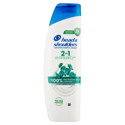 Head & Shoulders 2 in 1 Shampoo Antiforfora Antiprurito 250 ml