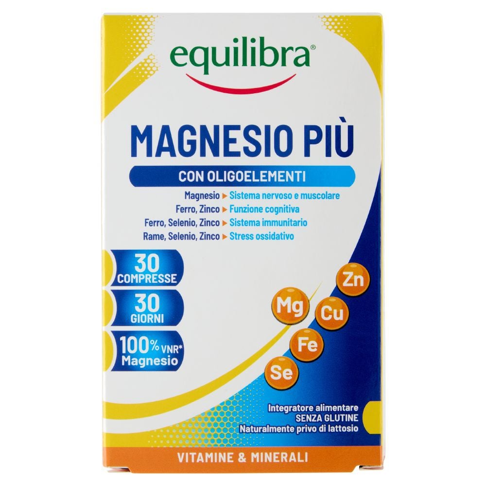 Equilibra Magnesio con Vitamine del Gruppo B 30 Compresse - - - Immagine 1